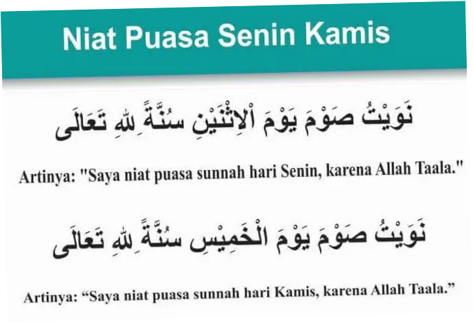 Mengenal Niat Puasa Senin Kamis dan Keutamaannya