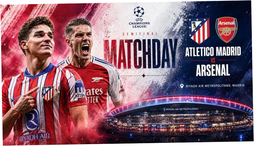 Pertandingan Liga Champions: Atletico Madrid vs Arsenal, Siapa yang Akan Menang?