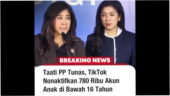 TikTok Nonaktifkan 780.000 Akun Anak di Bawah 16 Tahun