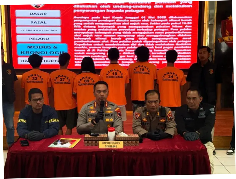 6 Orang Jadi Tersangka Anarkis Hari Buruh di Bandung, Mayoritas Pelajar