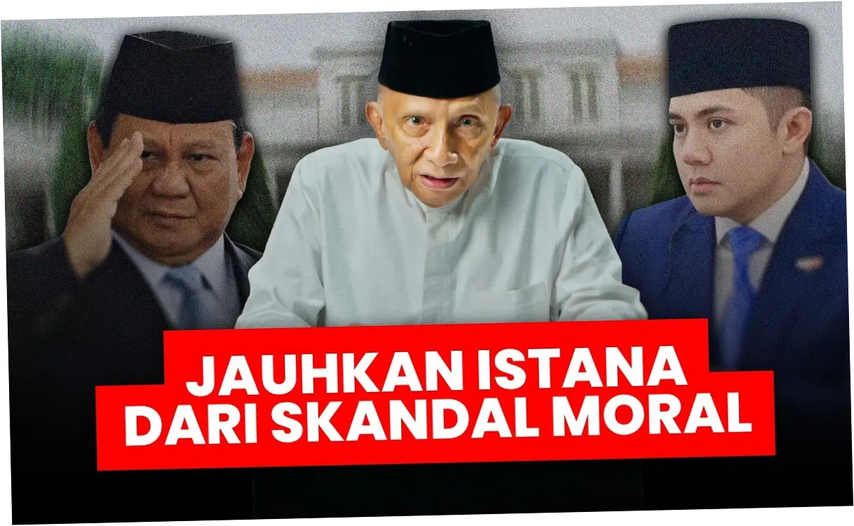 Amien Rais Soroti Hubungan Prabowo Subianto dan Teddy Indra Wijaya