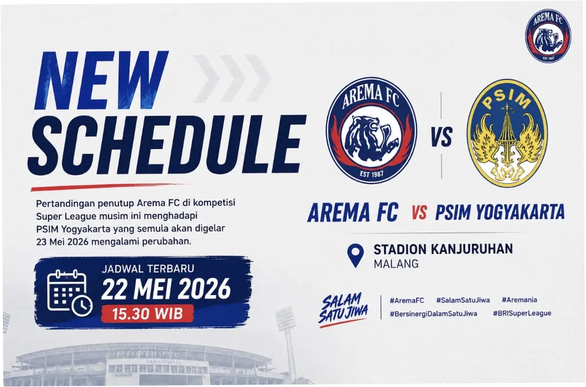 Arema FC Siap Tandingi PSIM Yogyakarta dengan Performa Terbaik