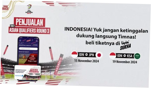 Cara Beli Tiket Timnas Indonesia di Garuda Championship Series 2026: Mulai Dijual 22 Mei