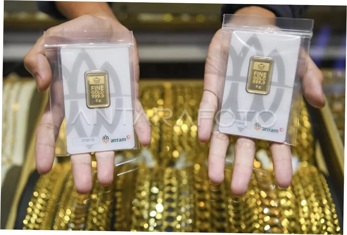 Harga Emas Antam Turun Lagi, Ini Harga Terbaru Emas Batangan