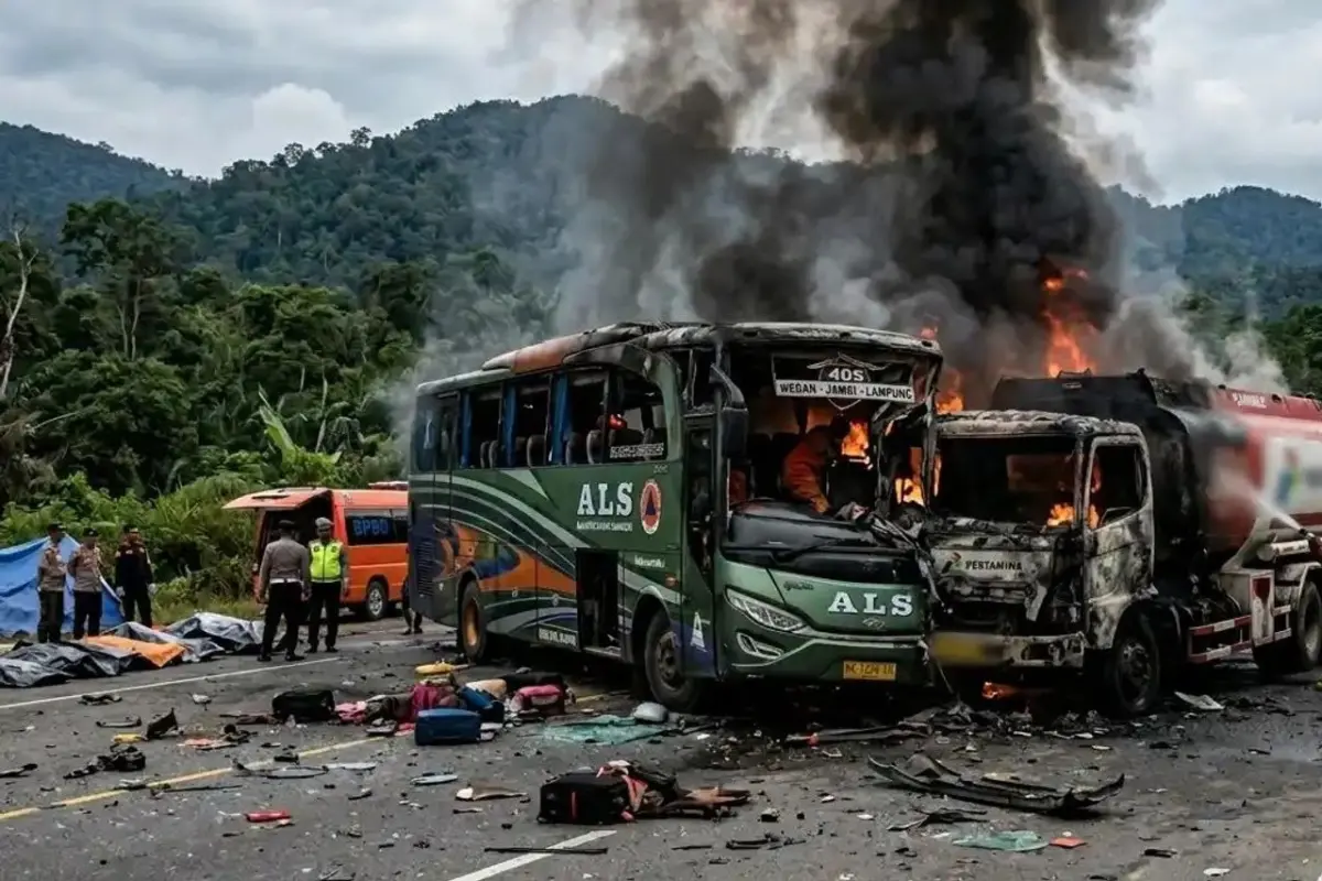 Kecelakaan Bus ALS dan Truk di Muratara, 16 Orang Meninggal Termasuk Sopir dan Kernet