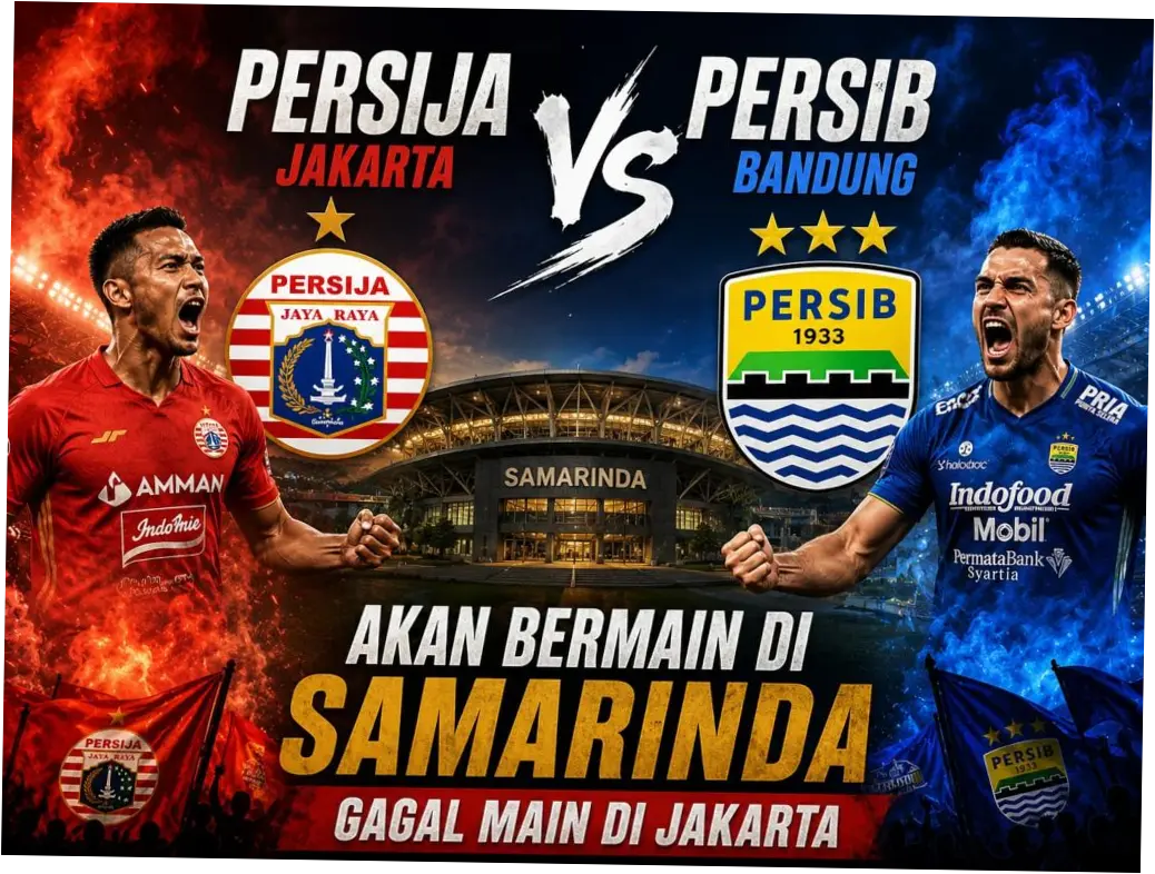 Laga Persija Vs Persib Dipindah ke Stadion Segiri Samarinda, Faktor Keamanan