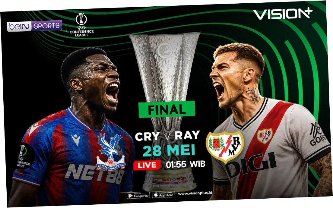 Link Live Streaming Final Conference League 2026 Crystal Palace vs Rayo Vallecano: Gelar Perdana
