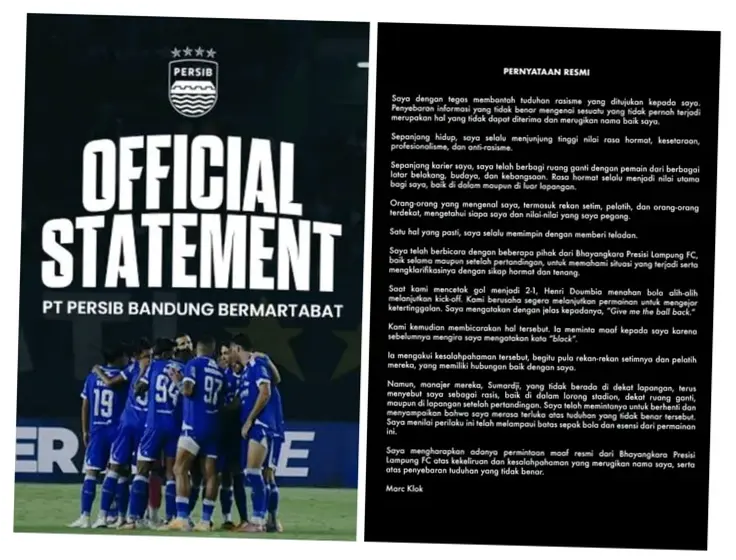 Marc Klok Bantah Tuduhan Rasis, Sebut Salah Paham dan Ingin Bhayangkara FC Minta Maaf