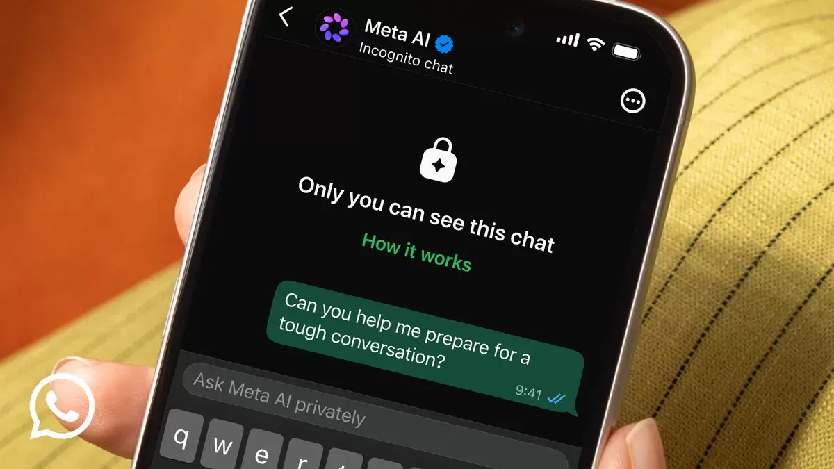 Meta Perkenalkan Fitur Incognito Chat untuk Asisten AI di WhatsApp
