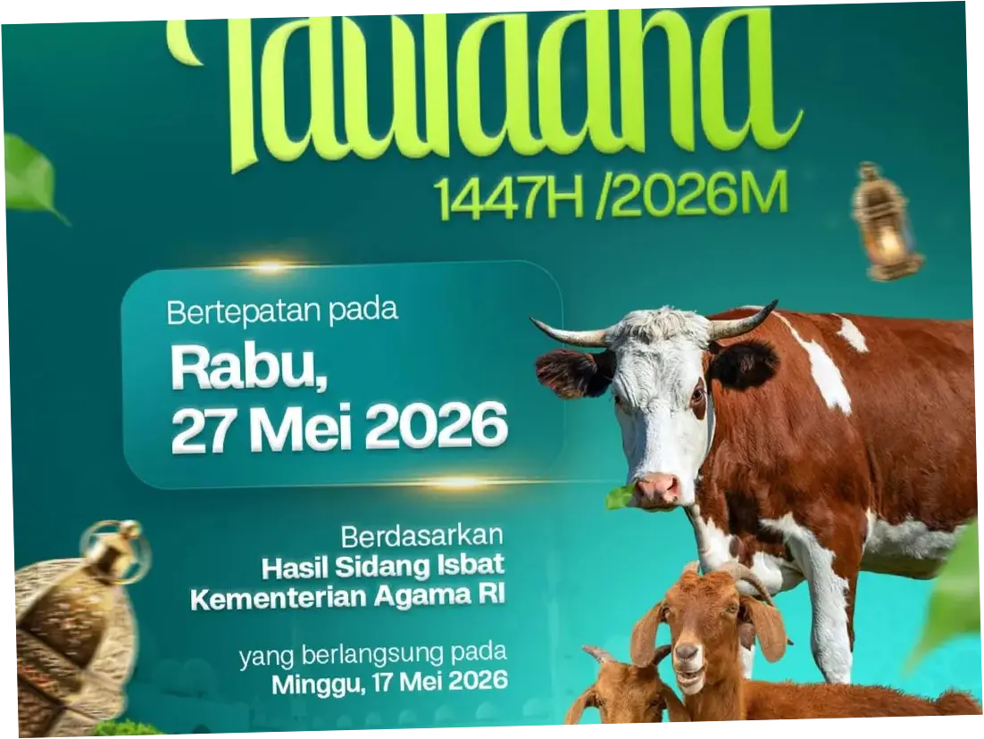 Pemerintah Tetapkan Iduladha 2026 pada 27 Mei