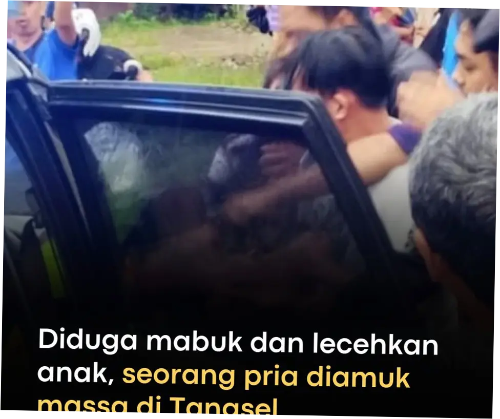 Pemuda di Tangsel Diamuk Massa, Diduga Lecehkan Anak dan Mencuri