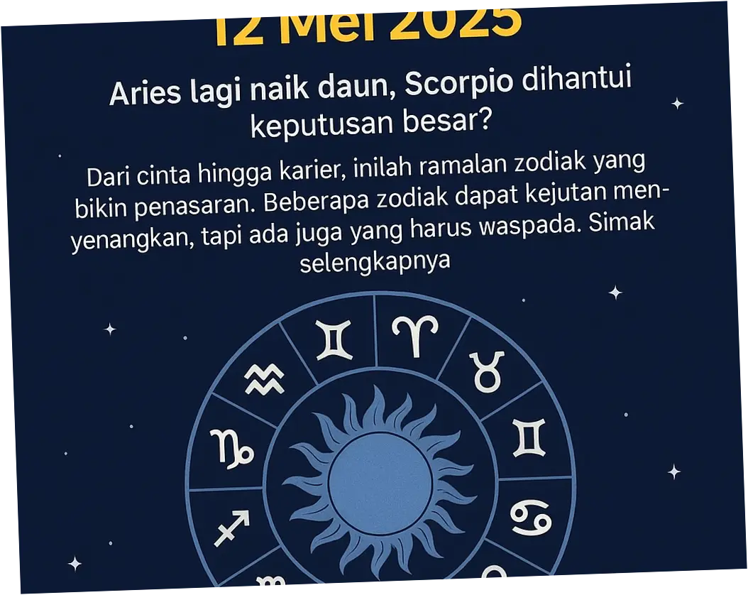 Ramalan Zodiak Hari Ini: Leo Tangguh, Aquarius Percaya Diri, Pisces Temukan Harapan