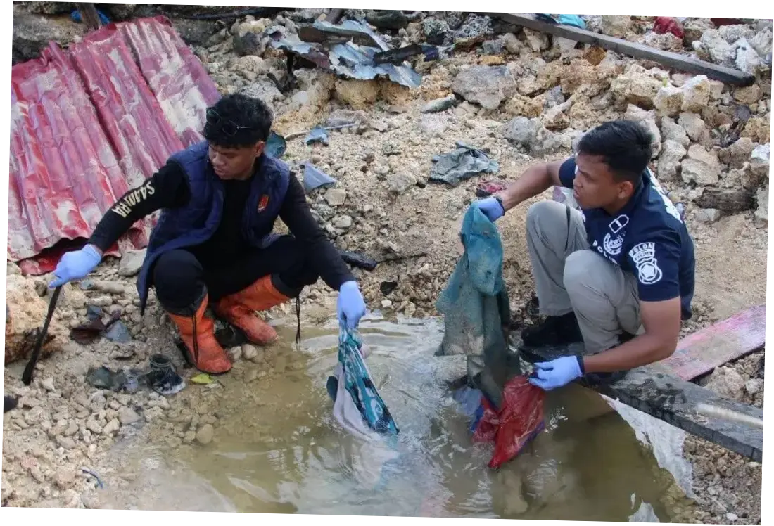 Air Laut Pasang Hambat Sterilisasi dan Pencarian Korban Ledakan Bom PD II di Biak