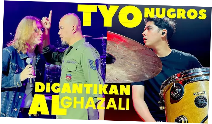 Al Ghazali Menggantikan Tyo Nugros Sebagai Drummer Dewa 19 di Malaysia