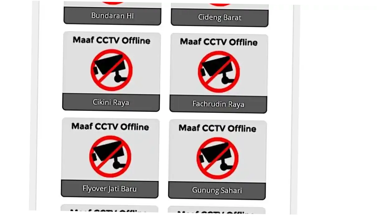 CCTV Bundaran HI Mati saat Demo di Jakarta, Pemprov: Gangguan Platform Pihak Ketiga