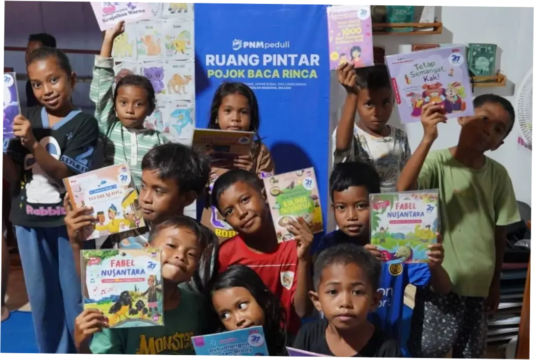 Dukung Ekonomi dan Literasi Anak di Pulau Rinca, PNM Luncurkan Ruang Pintar Pojok Baca