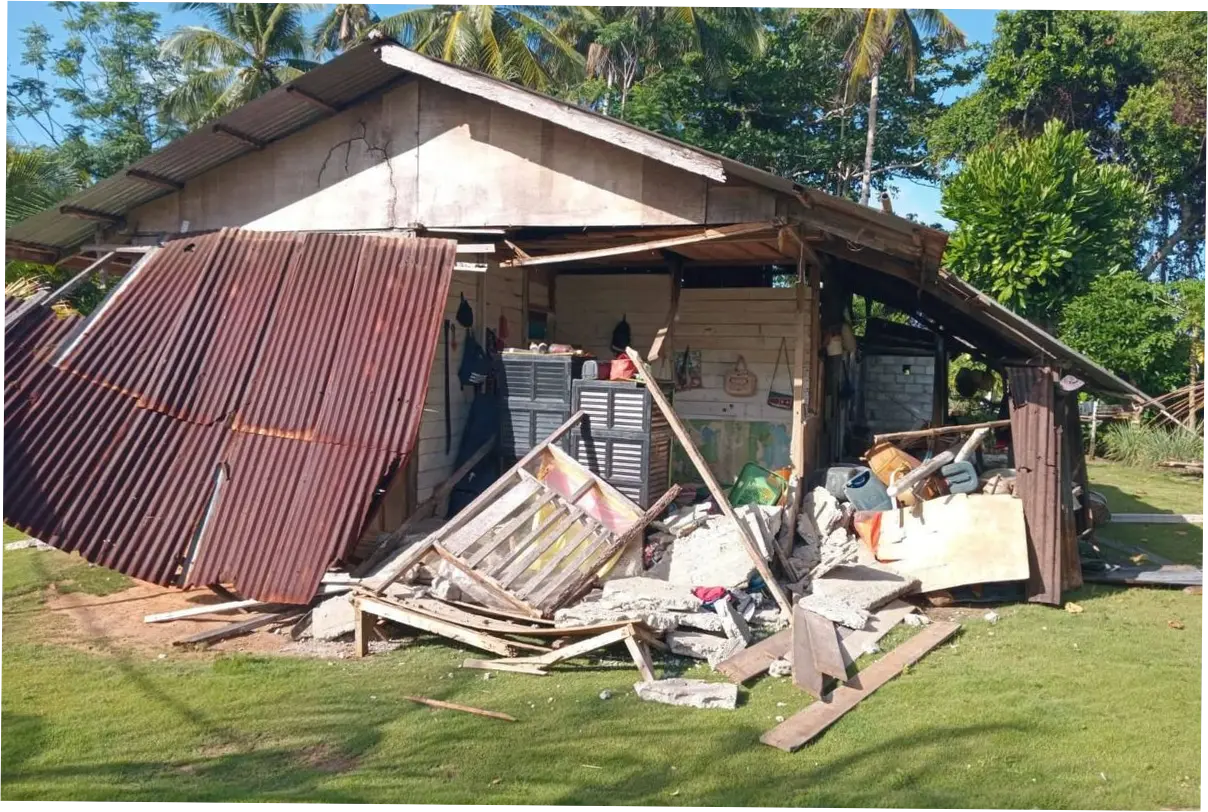 Gempa M 7,7 Rusak 27 Rumah dan 2 Gereja di Sulawesi Utara, BNPB Minta Warga Waspada