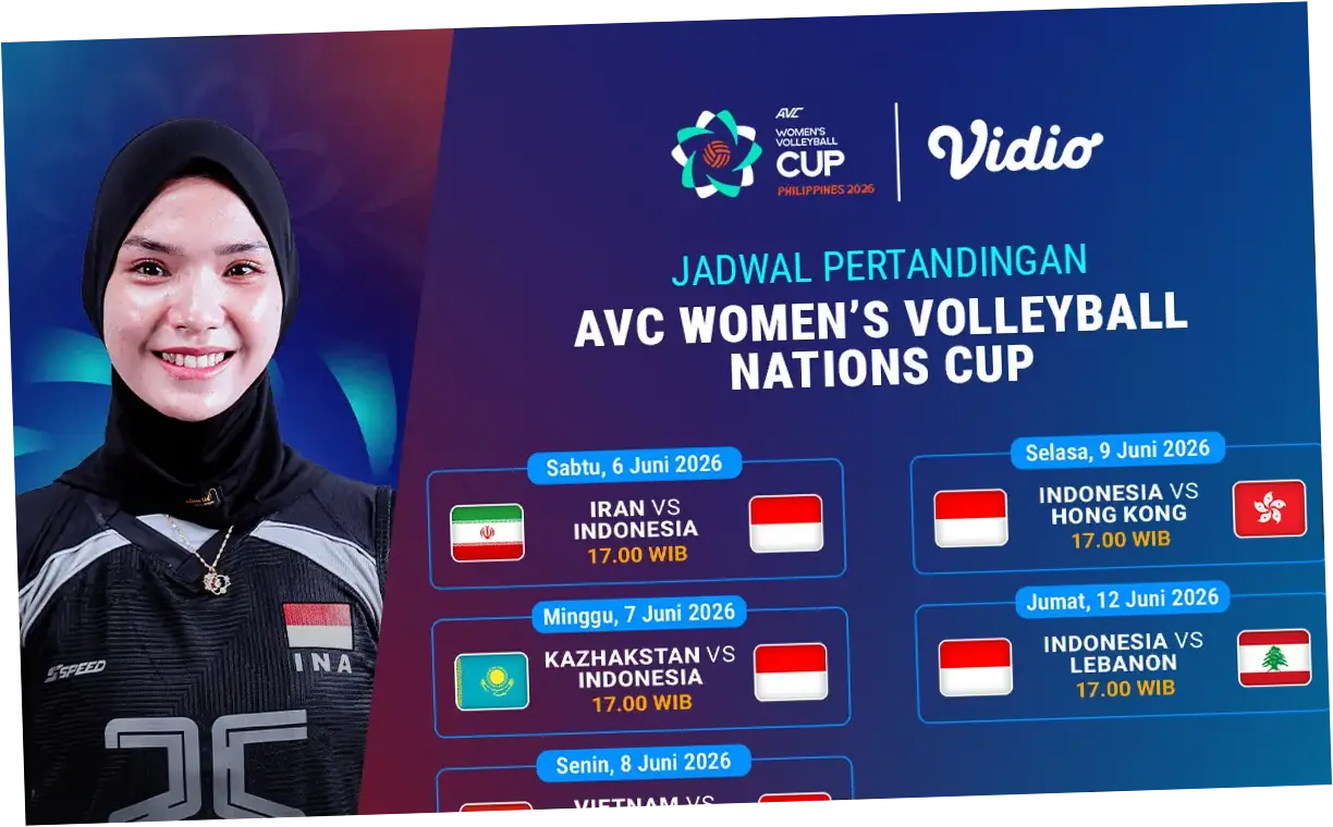 Jadwal AVC Cup 2026: Timnas Voli Putri Indonesia vs Hong Kong, Wajib Menang