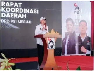 Jokowi Blusukan di Lampung, Pede PSI Jadi Partai Kuat dan Besar