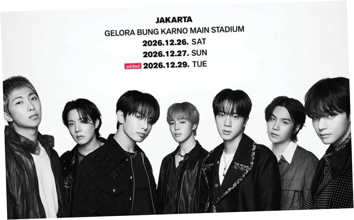 Konser BTS Di Jakarta Ditambah Sehari, Tiket Dijual Mulai 20 Juni 2026