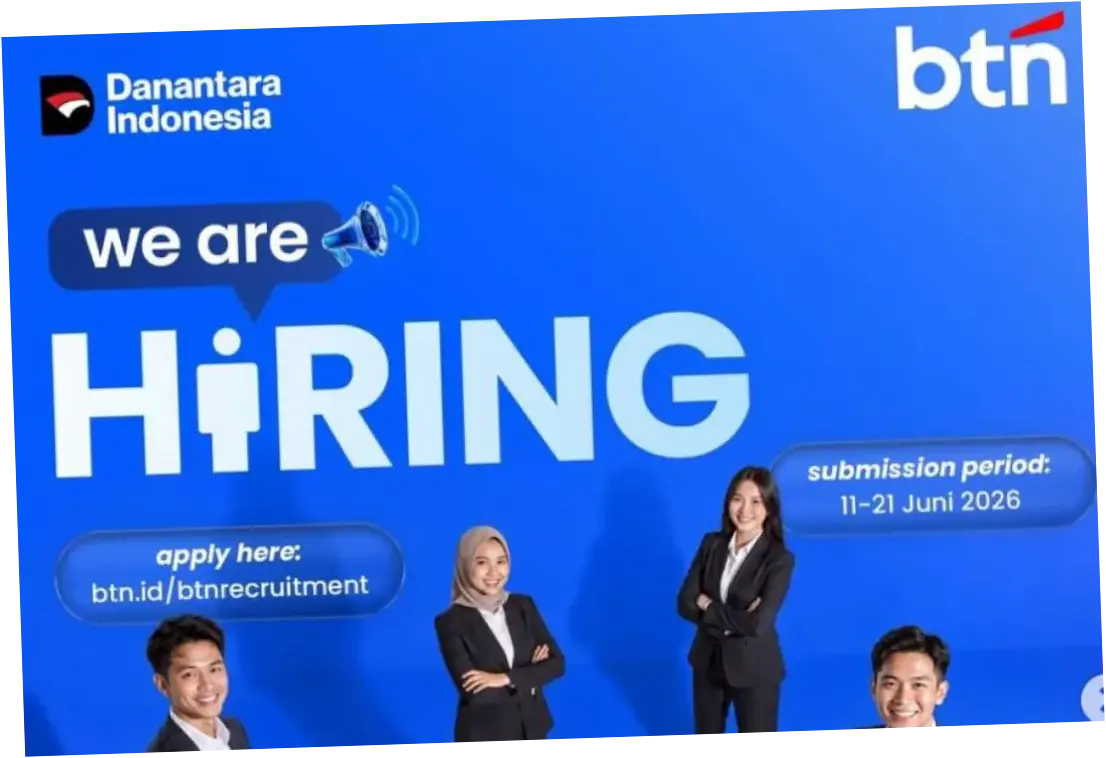Lowongan Kerja BTN Juni 2026: Posisi Department Head dan Business Control Head