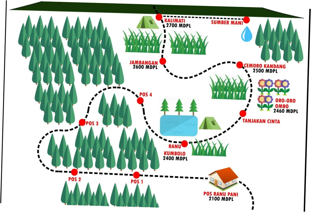 Mendaki Gunung Semeru Lewat Jalur Tidak Resmi, 4 Pendaki Ilegal Dicari