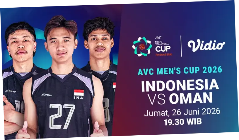 Pertandingan AVC Men's Volleyball Cup 2026: Indonesia vs Oman, Harus Menang untuk Lolos ke Semifinal
