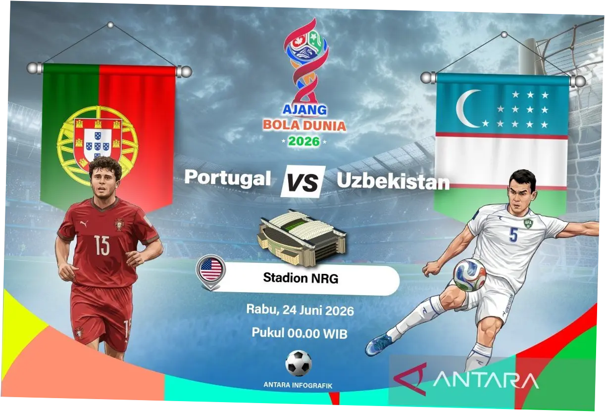 Portugal vs Uzbekistan di Piala Dunia 2026: Martinez Kode Ronaldo Jadi Cadangan