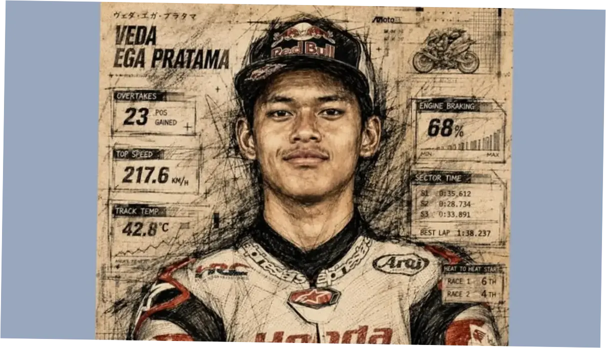 Veda Ega Pratama Siap Tantang di Moto3 Ceko 2026