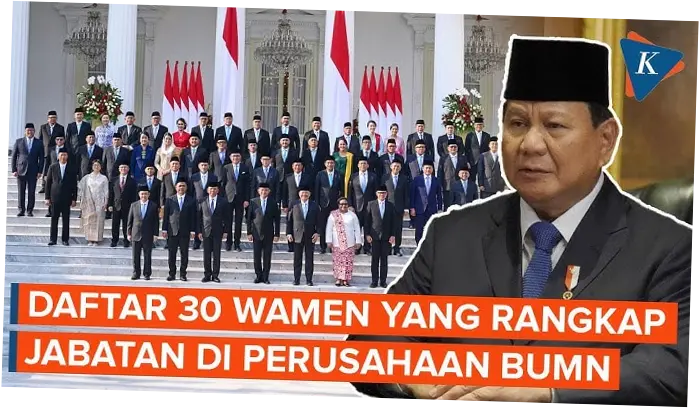 30 Wakil Menteri Rangkap Jabatan Komisaris BUMN, Disebut Pembangkangan Konstitusi