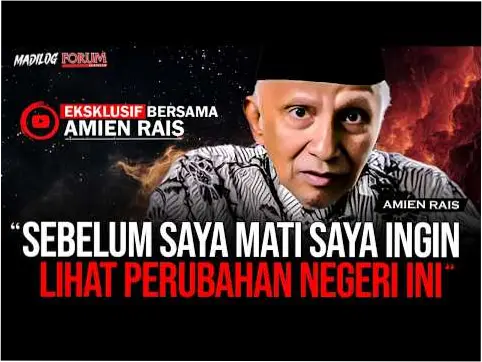 Amien Rais Prediksi Kejatuhan Politik Jokowi pada Oktober 2029