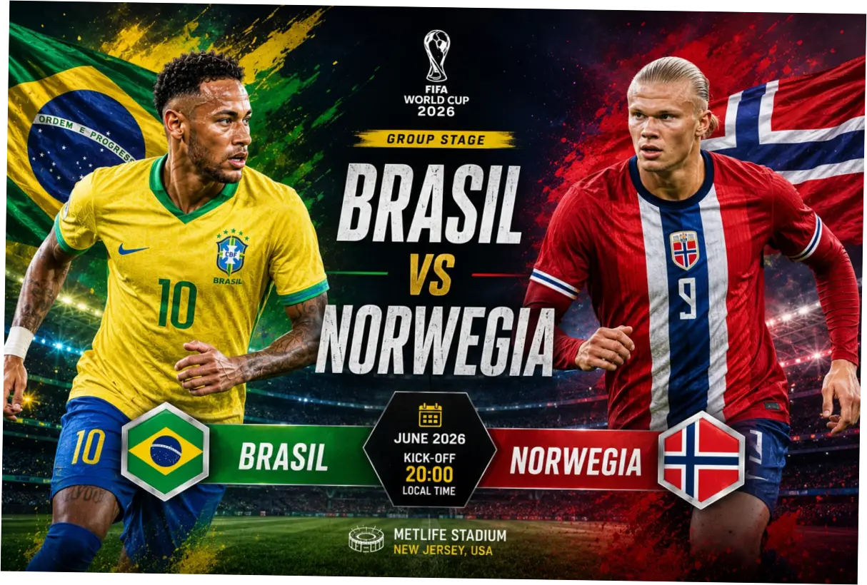 Brasil vs Norwegia di Piala Dunia 2026: Tantangan Besar bagi Martin Odegaard dan Timnas Norwegia