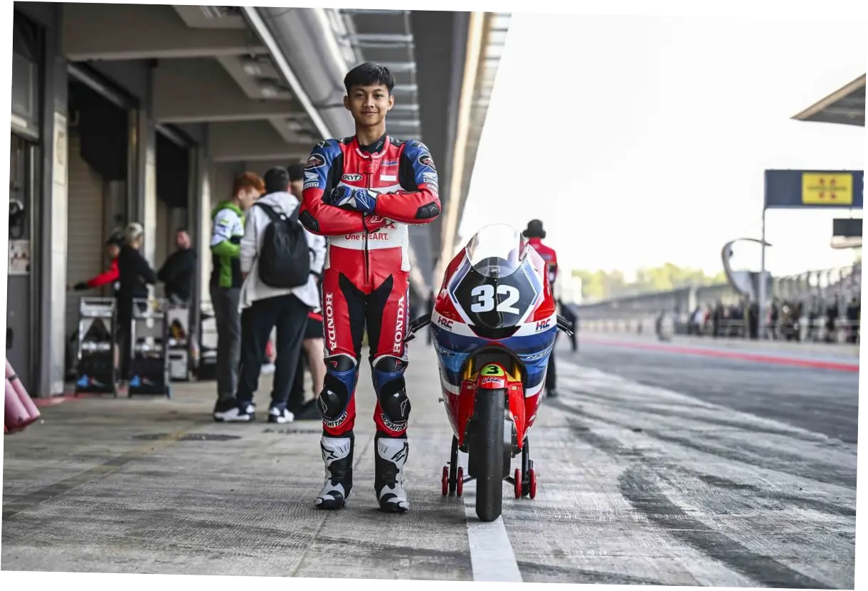 Kiandra Ramadhipa Raih Kemenangan di Red Bull MotoGP Rookies Cup 2026