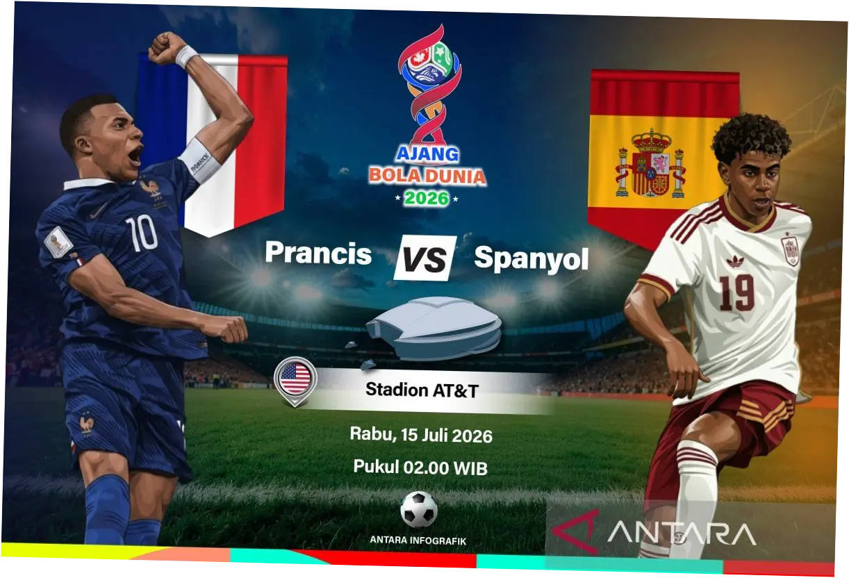 Prancis vs Spanyol di Semifinal Piala Dunia 2026, Rabiot Tak Peduli dengan Yamal